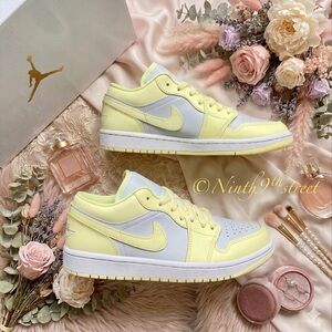 Nike Air Jordan 1 Low Lemonade W8 DC0774-007 NIB